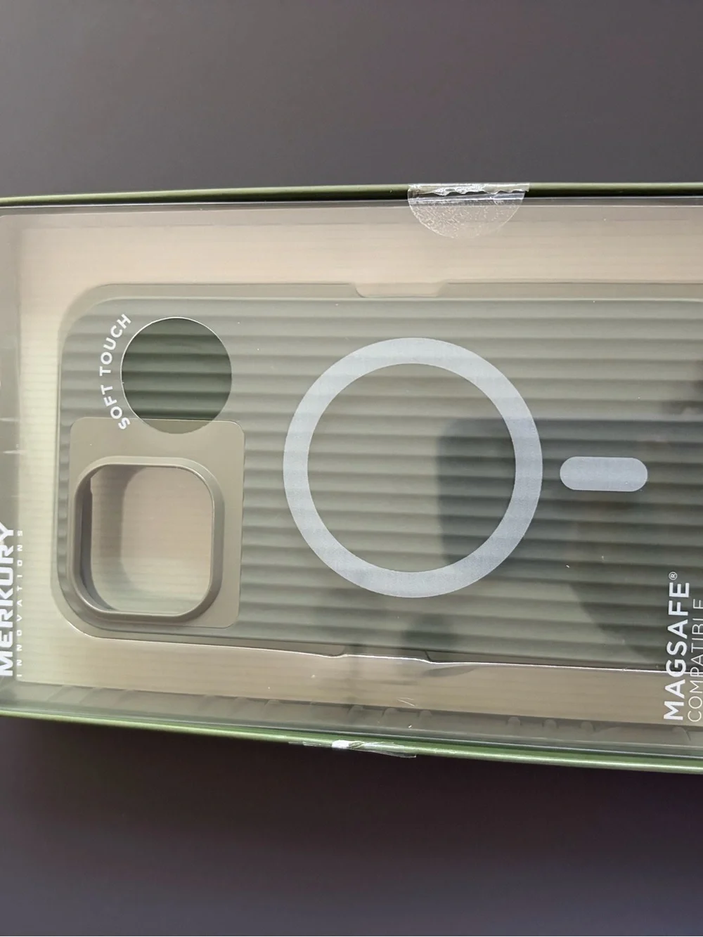 Assorted lot of 4 iPhone 13 Cases Pink, Blue, Clear Cherry, Olive Gre